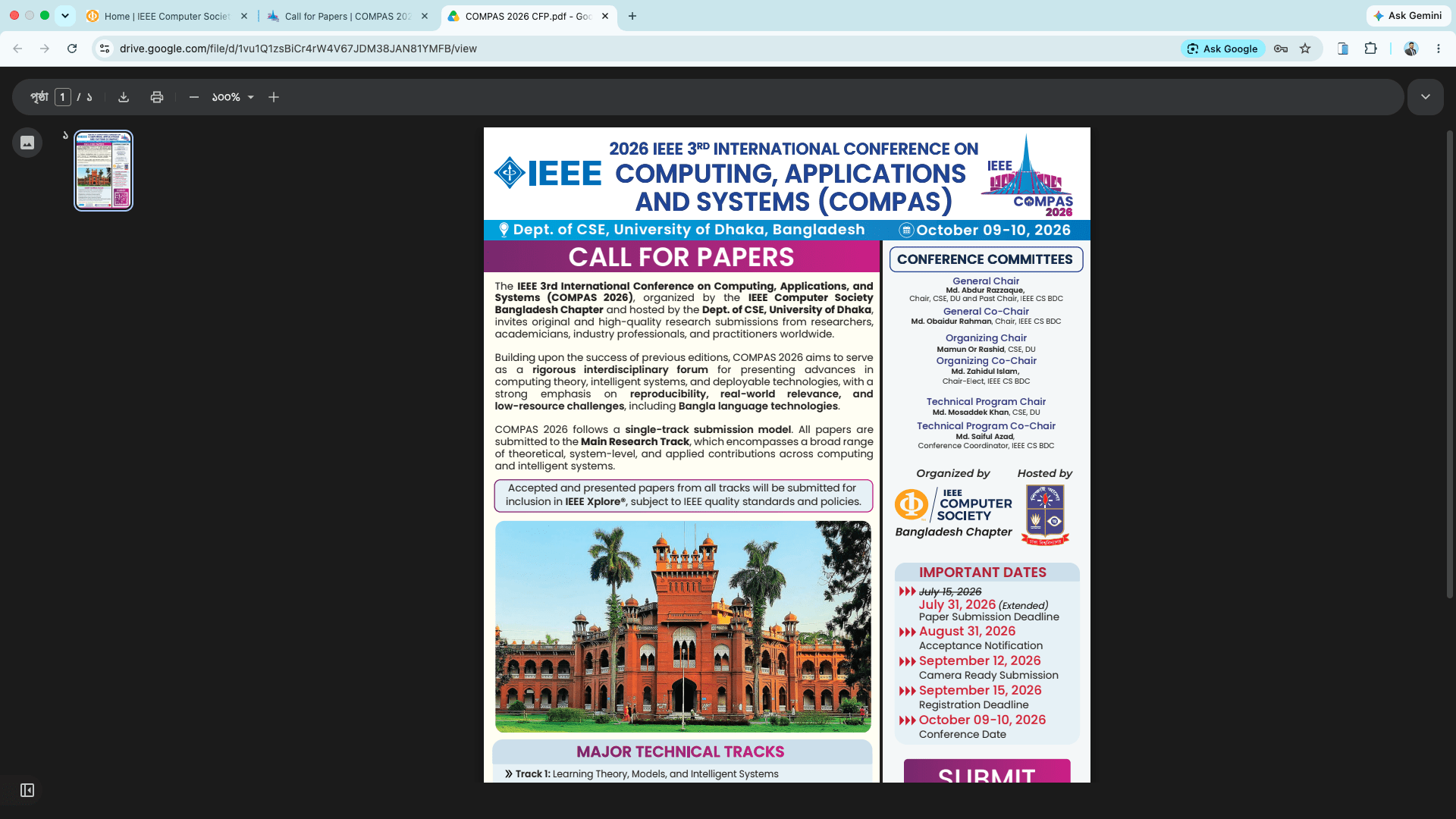 IEEE CS BDC promotional design