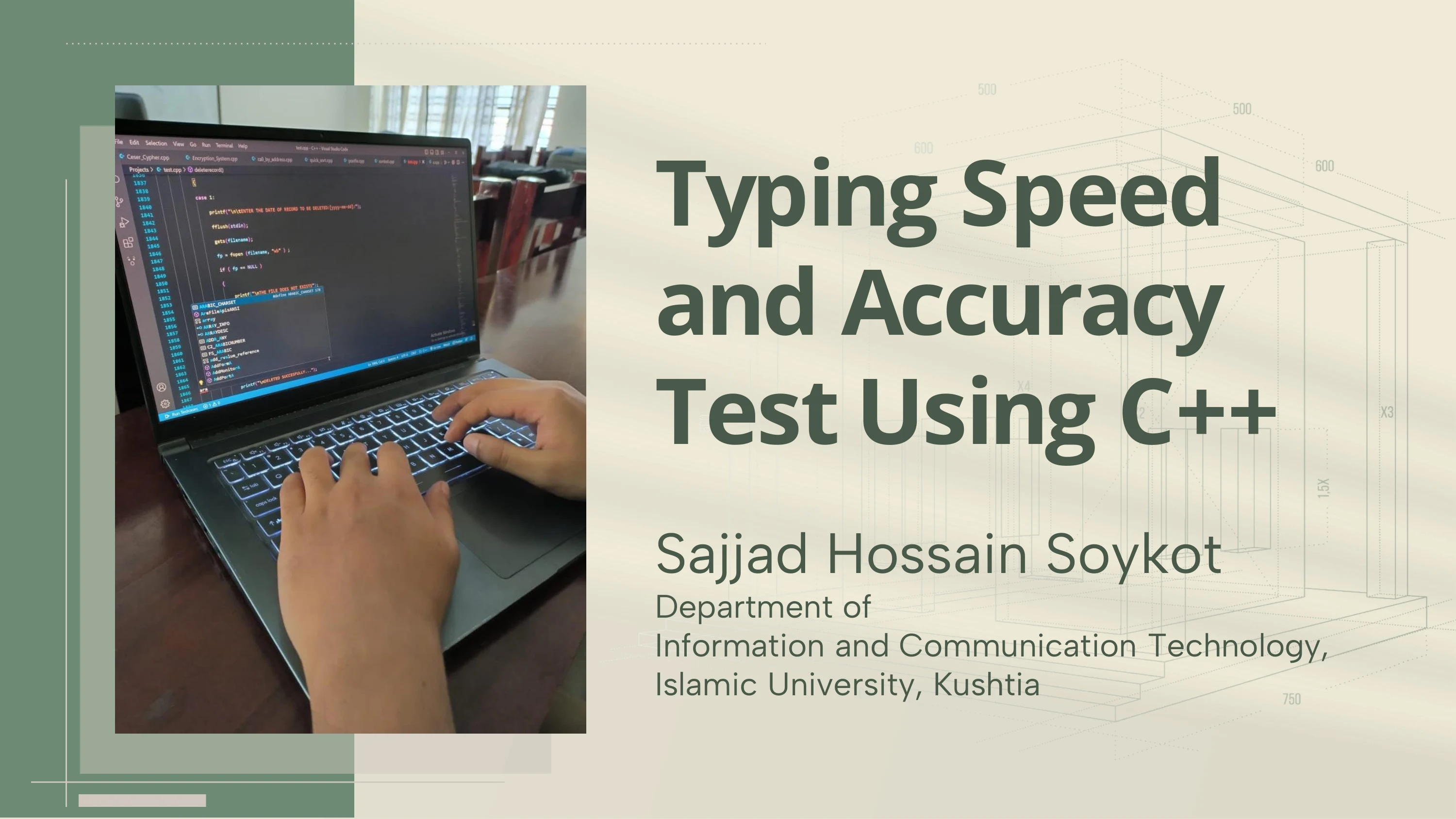 Typing Speed and Accuracy Test cover