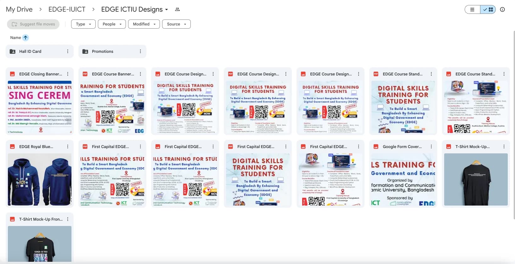Branding design materials