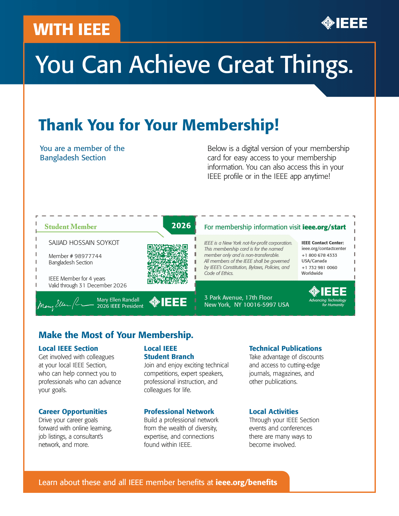 IEEE Member Card