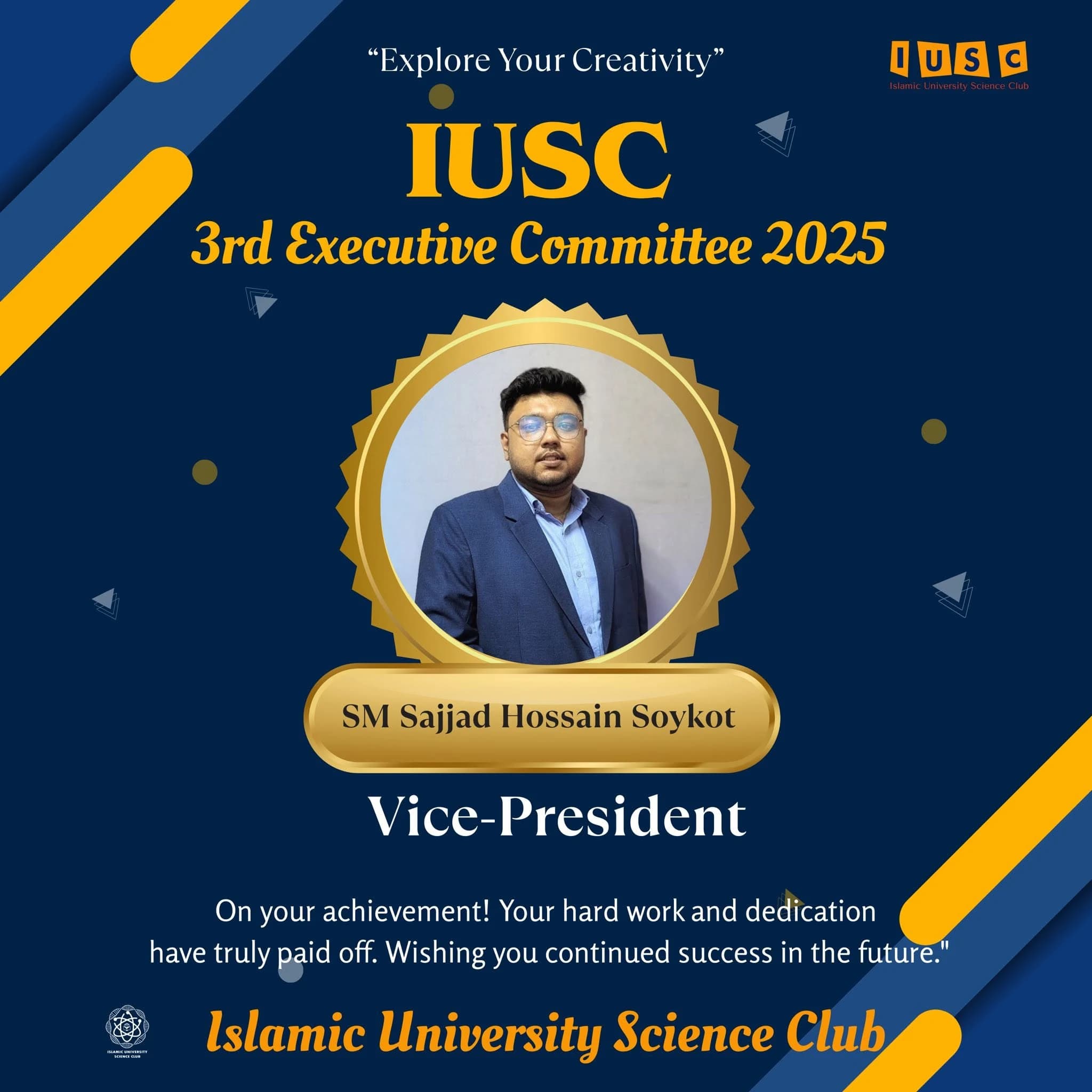 Sajjad's Vice President Photocard