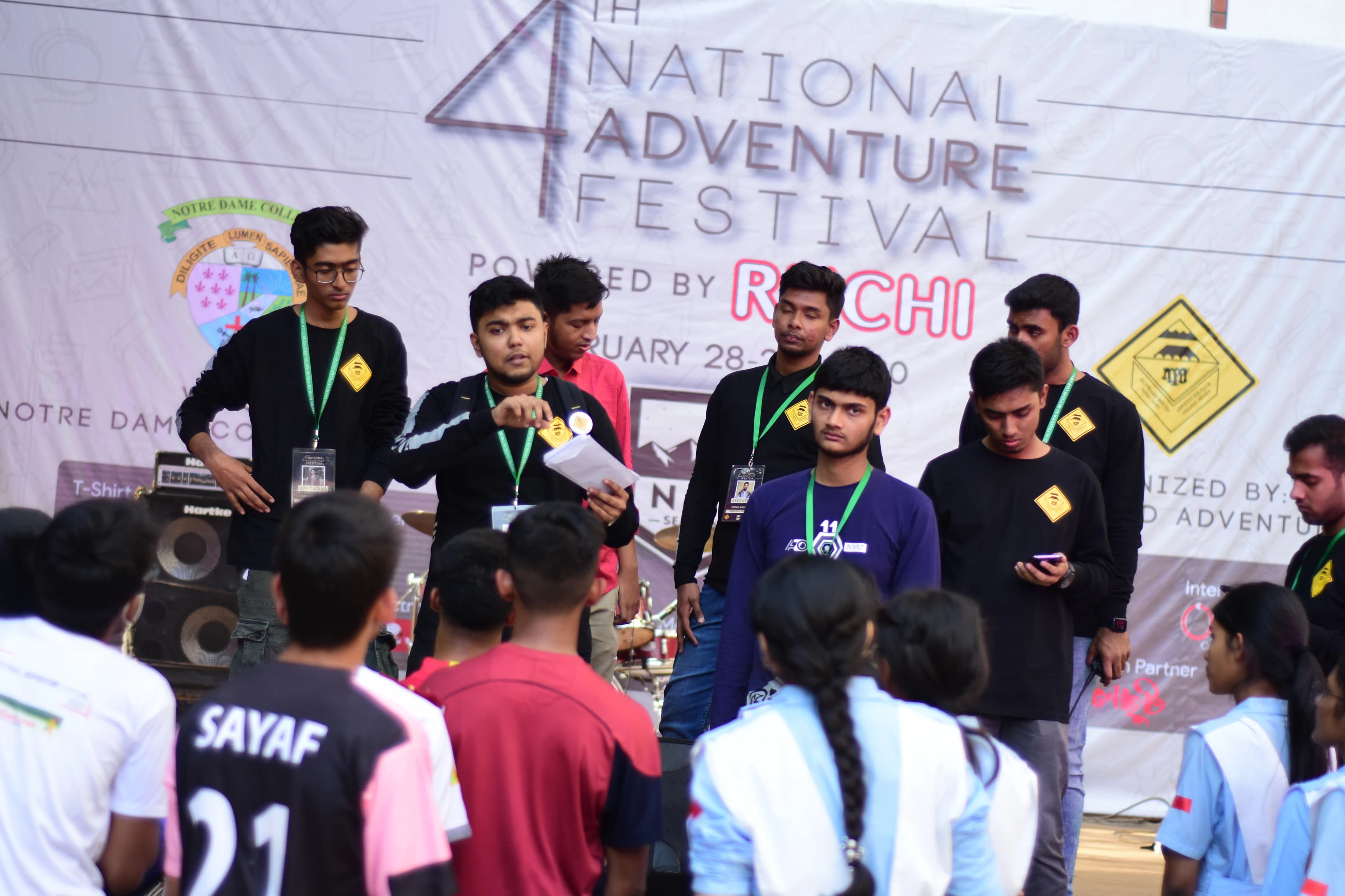 Leading the Treasure Hunt Event at the 4th National Adventure Festival